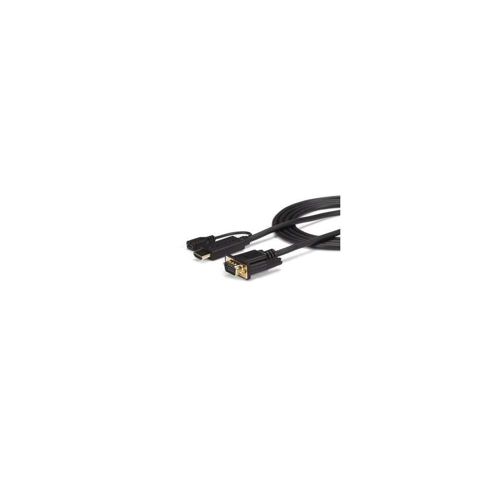 Startech.com cable de 1,9m conversor activo hdmi a vga - adaptador 1920x1200 1080p - negro