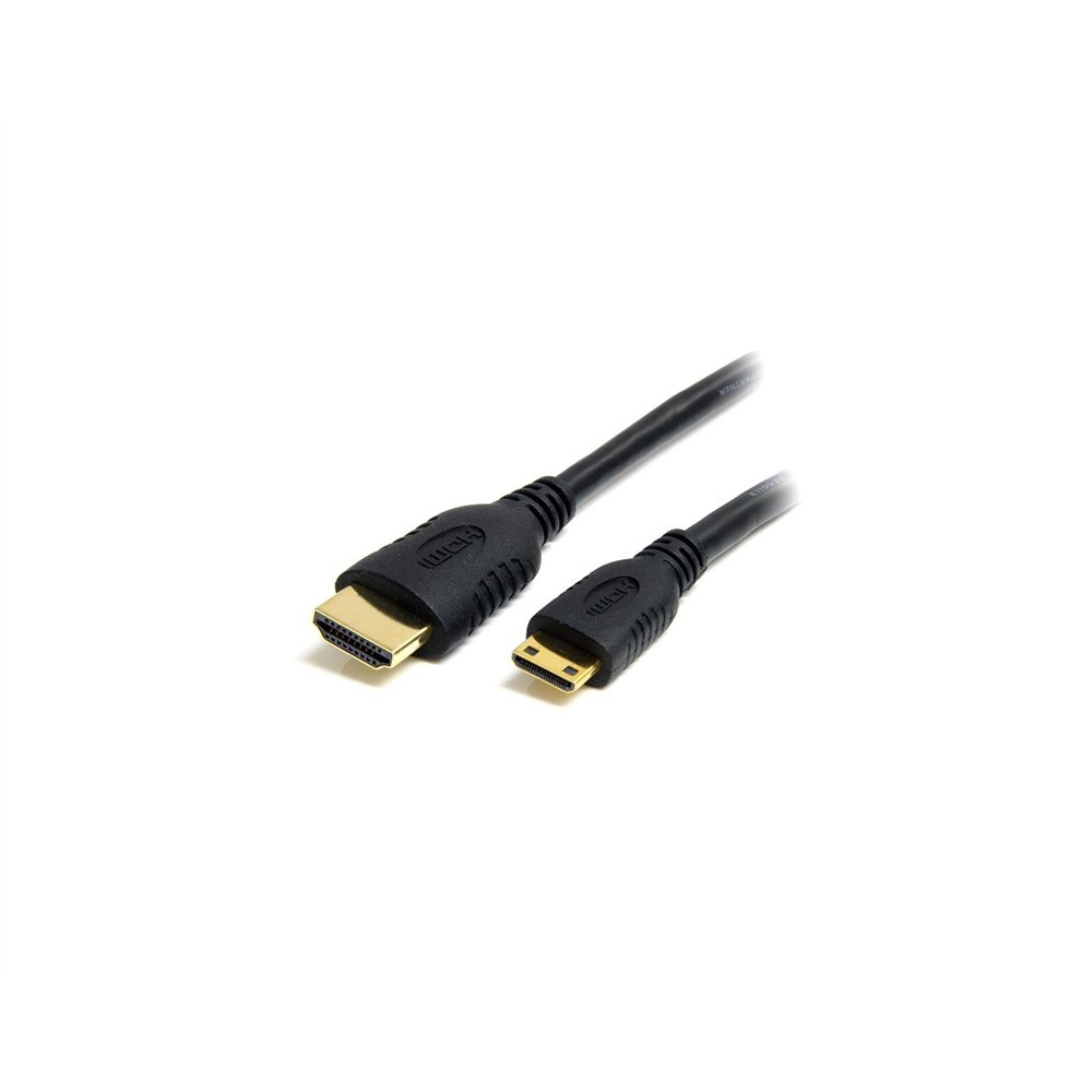 Startech.com cable hdmi de alta velocidad con ethernet 2m - hdmi a mini hdmi - macho a macho - negro
