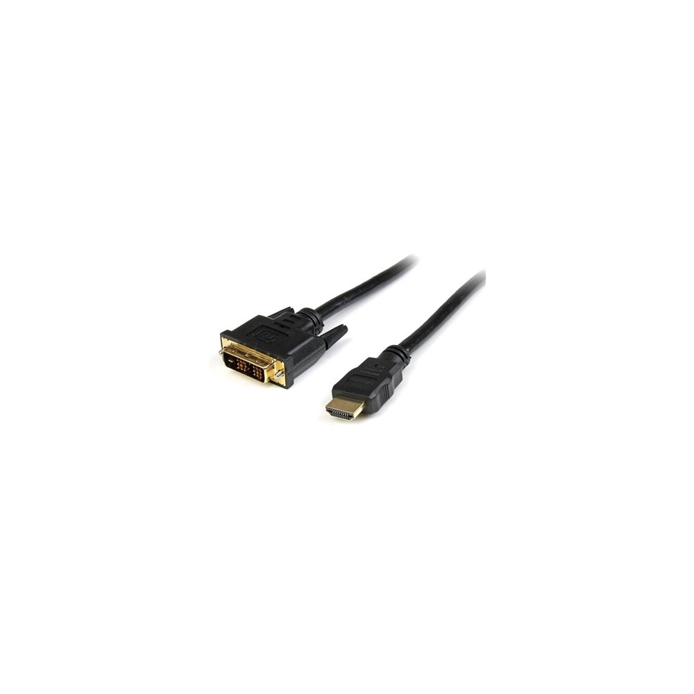 Startech.com cable hdmi a dvi - macho a macho - adaptador - 2m - negro