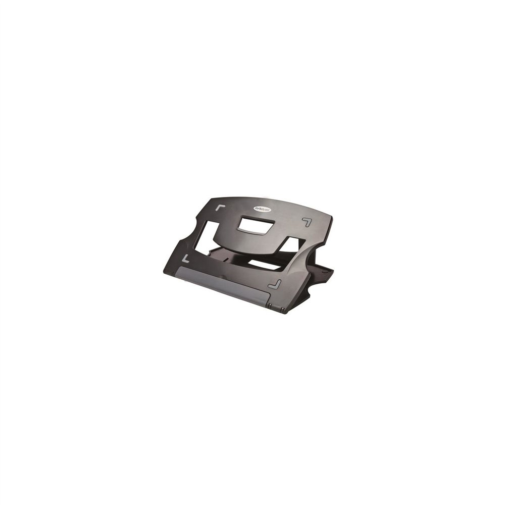 Startech.com soporte base ergonomica para portátil ajustable para ordenadores portátiles de 9 a 12 pulgadas - negro