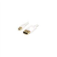 startech.com cable adaptador mini displayport 1.2 macho a displayport macho - 4k de monitor - 2m blanco