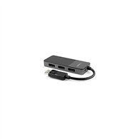 Startechcom hub mst splitter divisor usb-c a 10gb de 4 puertos displayport - dp 14 - edid - negro gris