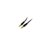 Startechcom cable delgado de audio estéreo de 35mm - macho a macho - 3m negro