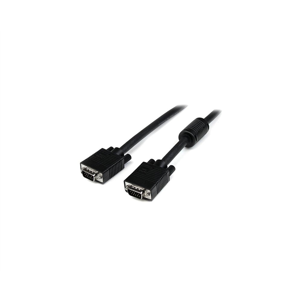 Startechcom cable de vídeo extensor vga - hd15 macho a hd15 macho - 5m negro