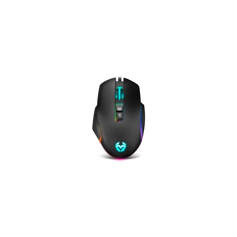 Raton optico krom gaming usb negro nxkromkeos