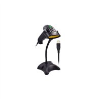 Lector codigo de barras ewent laser usb negro ew3400