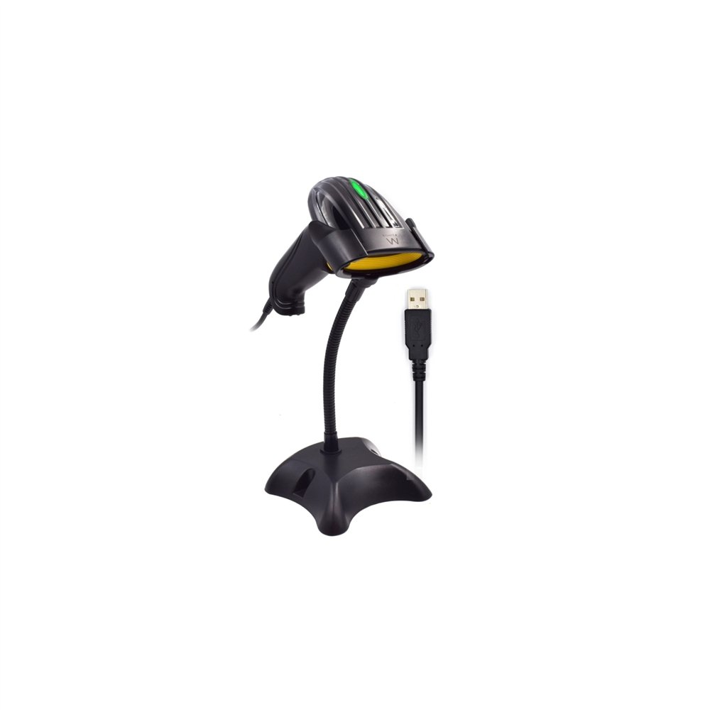 Lector codigo de barras ewent laser usb negro ew3400