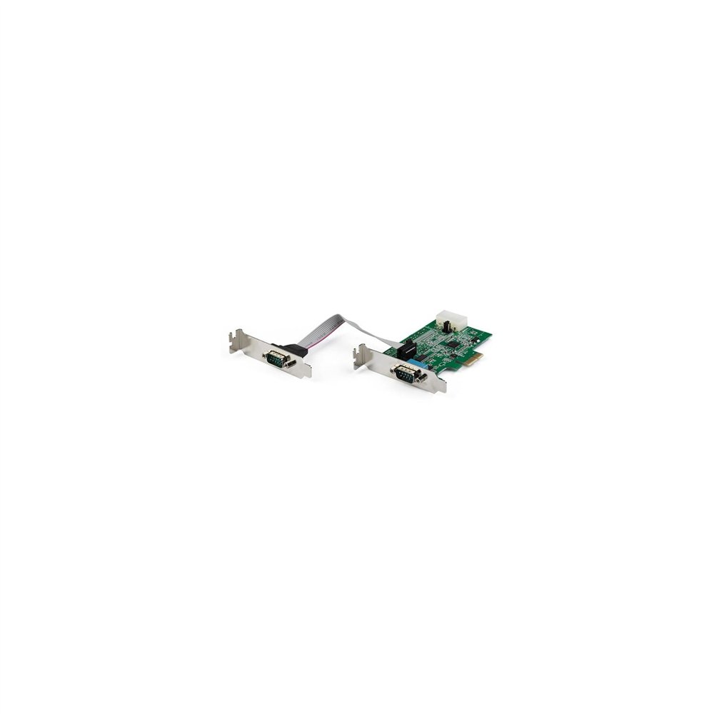 Startechcom tarjeta pcie serie de 2 puertos rs232 con uart 16950