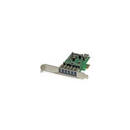 Startechcom adaptador tarjeta pci express de 7 puertos usb 31 con perfil bajo o completo