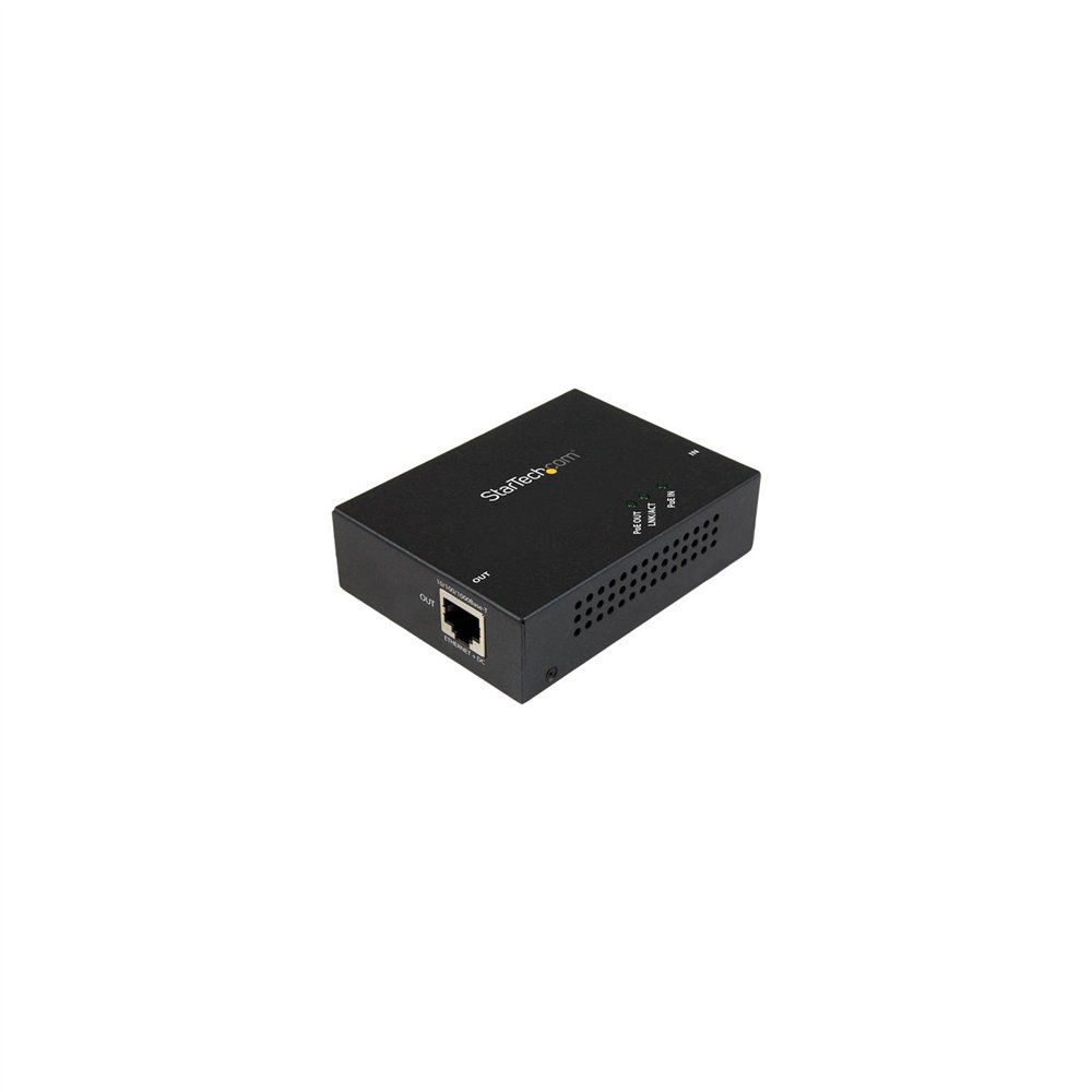 Startech.com repetidor de red gigabit poe+ extender - 802.3at/af - 100m