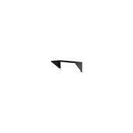 Startech.com abrazadera bracket de acero vertical de montaje en pared para rack de servidores - 4u 19 pulgadas - negro