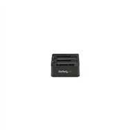 Startech.com base de conexión usb 3.1 10gbps con uas de 2 bahí­as para disco duro o ssd sata de 2.5 o 3.5 pulgadas - negro