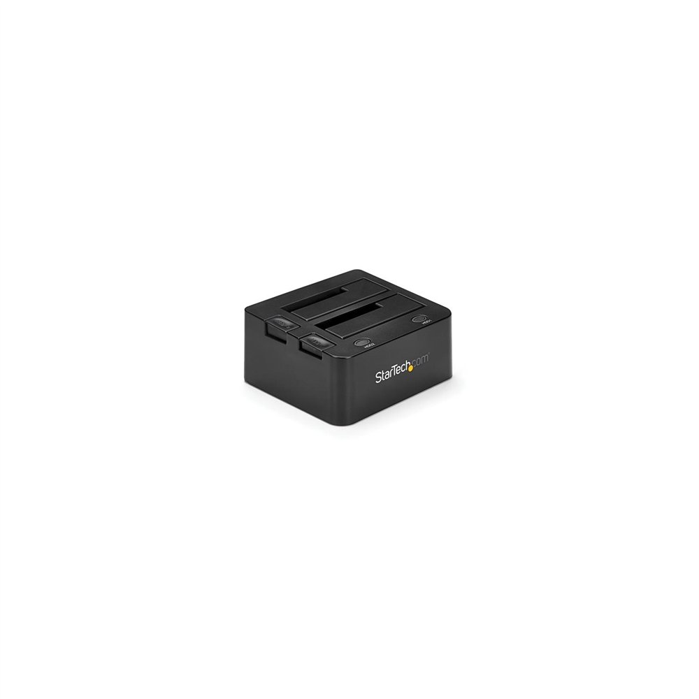 startech.com docking station usb 3.1 con uasp de 2 bahí­as para disco duro o ssd sata de 2.5 o 3.5 pulgadas - negro