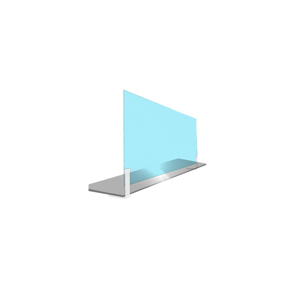 Mampara acrylic protective approx covid 1200 x 500 mm appapsadjustable