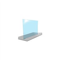 Mampara acrylic protective screen 600 x 500 mm appapsside covid
