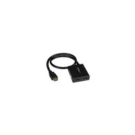 Startech.com multiplicador de ví­deo hdmi de 2 puertos - splitter hdmi 4k 30hz de 2x1 alimentado por usb