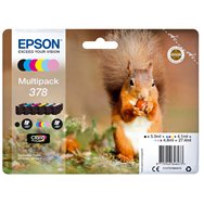 Cartucho epson t37884 multipack 6 colores t3788