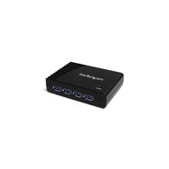 startech.com adaptador concentrador hub ladrón usb 3.1 super speed 4 puertos salidas pc mac - negro
