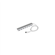 Startech.com concentrador usb 3.1 de 7 puertos - hub con cable incorporado - plata blanco