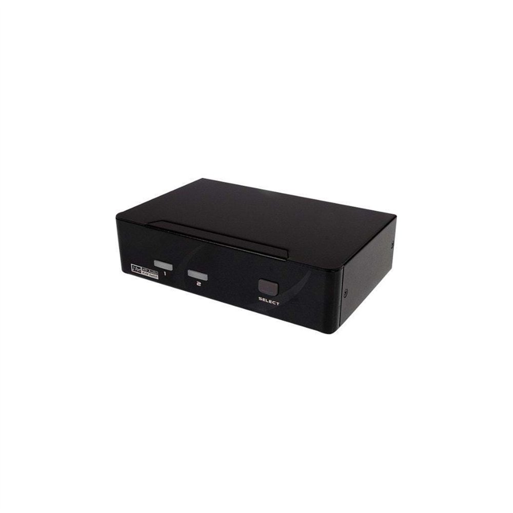 Startech.com conmutador switch kvm - 2 puertos usb 2.0 - audio vãâ­deo dvi - negro