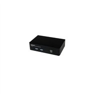 Startech.com conmutador switch kvm 2 puertos hdmi con hub concentrador usb 2.0 audio - 1920x1200 negro