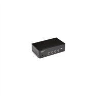 Startech.com switch conmutador kvm de 4 puertos hdmi - 4k de 30hz - de pantalla doble - negro