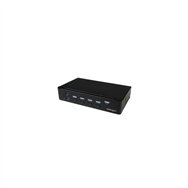 startech.com switch conmutador kvm de 4 puertos hdmi 1080p con usb 3.0 - negro