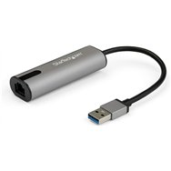Startech.com adaptador de red ethernet usb-a a rj45 2,5 gigabit lan - 2.5gbase-t - negro gris