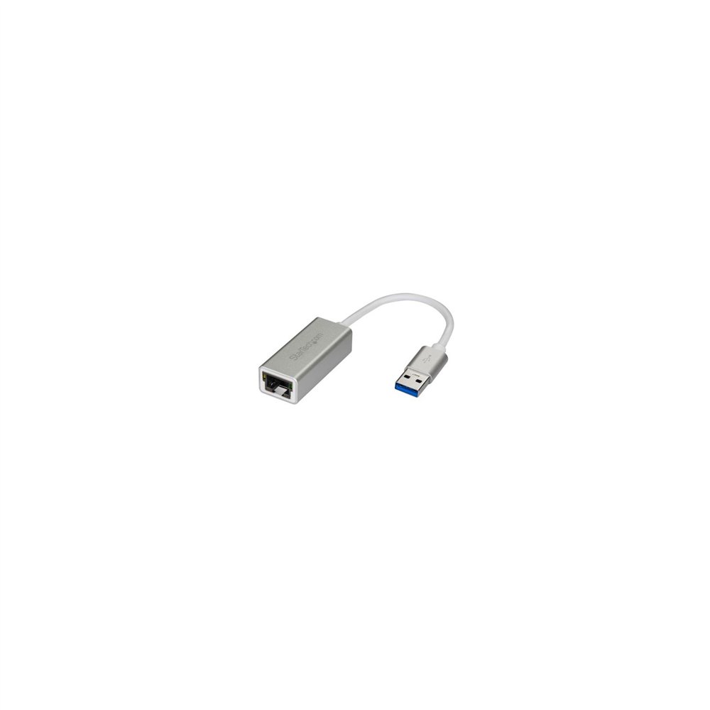 Startech.com adaptador de red ethernet gigabit externo usb 3.0 - plateado