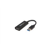Startech.com adaptador gráfico conversor usb 3.0 a vga - cable convertidor compacto de ví­deo - 1920x1200 / 1080p negro