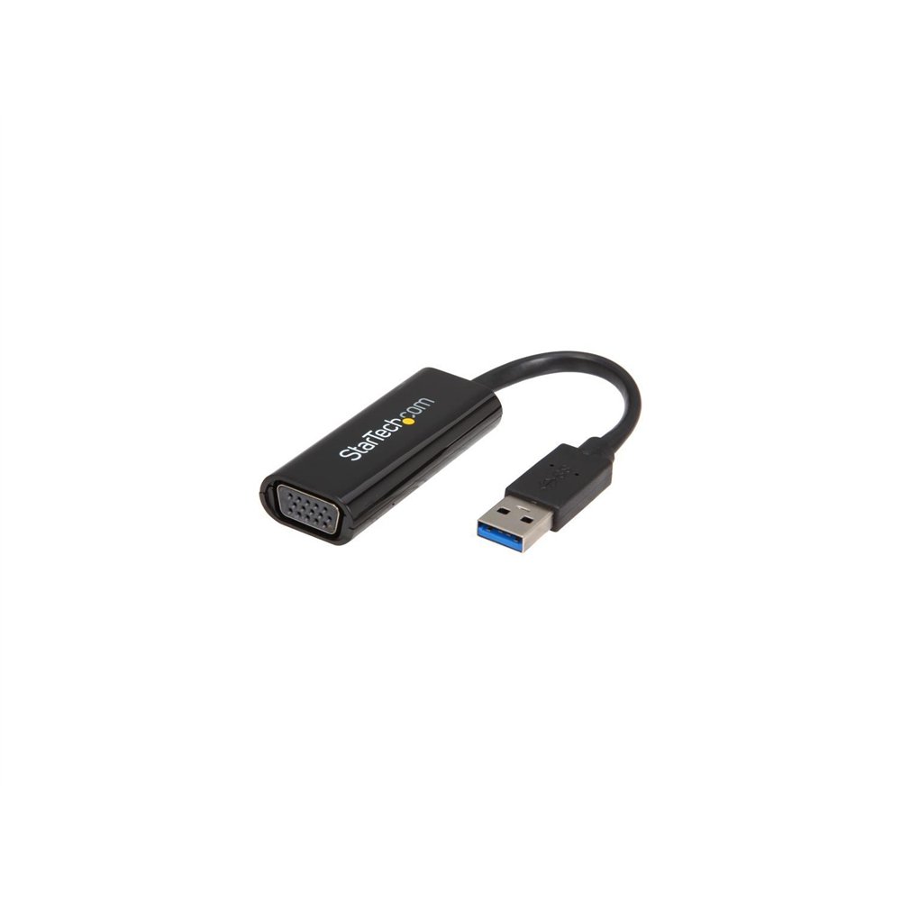 startech.com adaptador gráfico conversor usb 3.0 a vga - cable convertidor compacto de ví­deo - 1920x1200 / 1080p negro