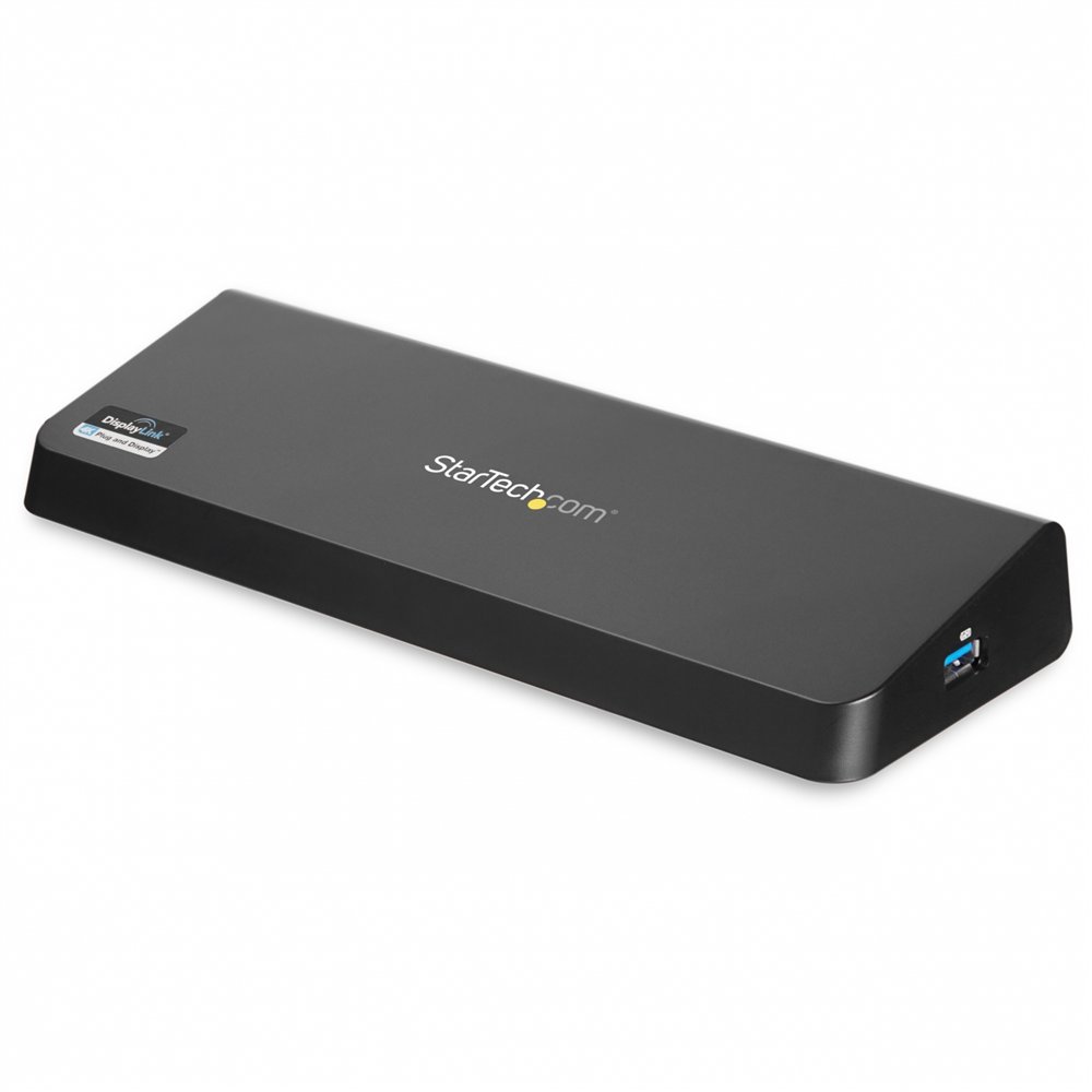 Startech.com replicador de puertos universal usb 3.0 para portátil - base docking station displayport hdmi 4k con ethernet - hub