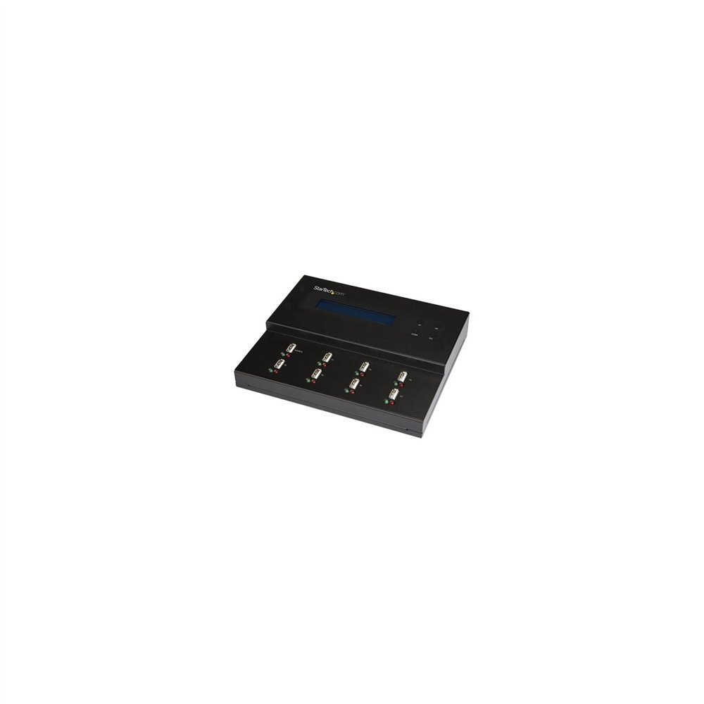 Startech.com clonador y borrador autã³nomo de unidades de memoria flash usb 1:7 - copiador de memorias usb - copiador de pendriv