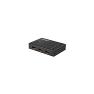 Startechcom switch conmutador de vídeo hdmi de 4 puertos - 3x hdmi y 1x displayport - 4k 60hz - negro