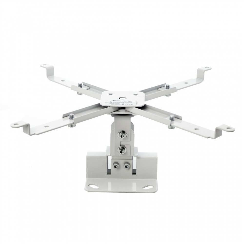 Phoenix php300sw soporte de proyector de techo y pared rota 360 inclinacion 10 blanco