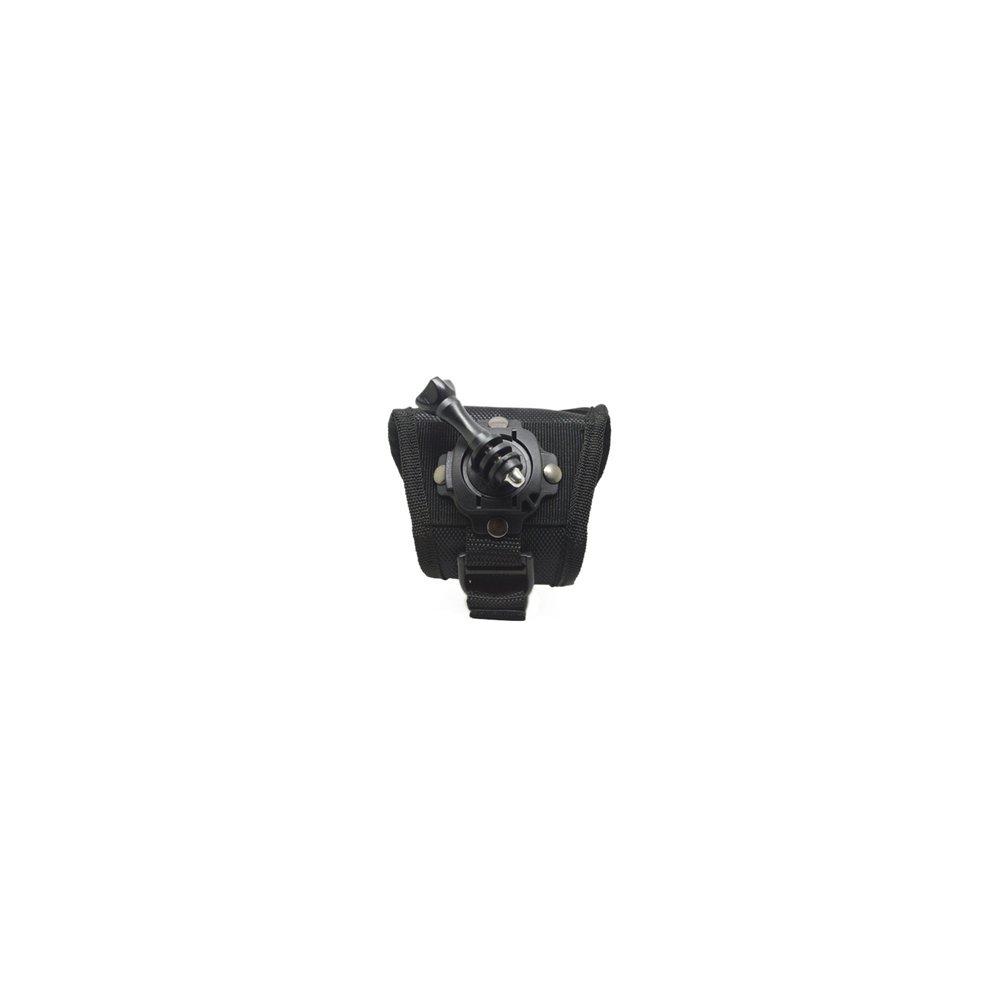 accesorio soporte muñeca ajustable con rotacion phoenix velcro de 360 para camaras sport negro phgp127l