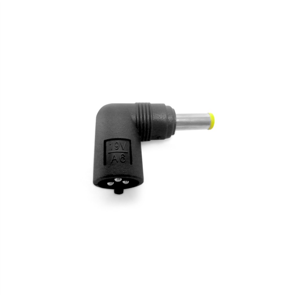 Conector de alimentacion phoenix din 3 patillas cargador universal 40w para portatil samsung nc10 19v negro pha6dc40