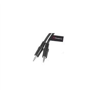 Cable audio phoenix jack 3.5 macho a macho 3 metros negro phaudiojack3