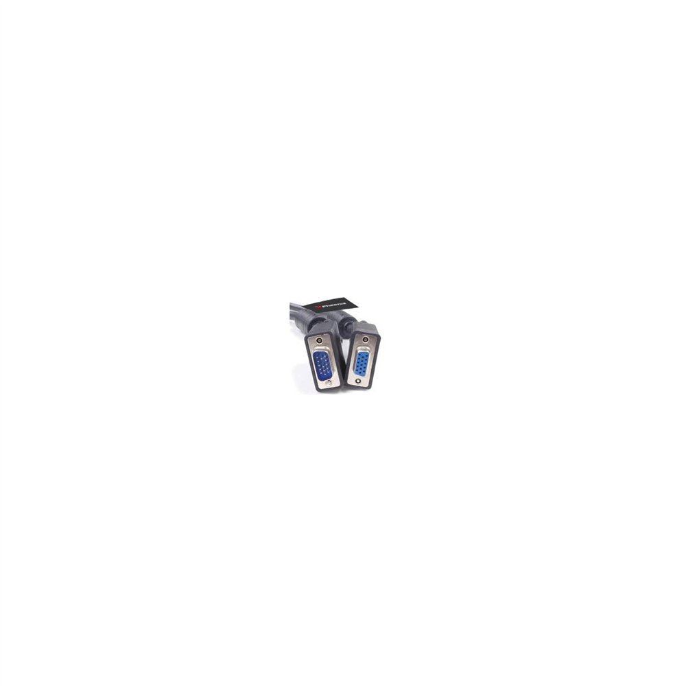 Cable prolongador alargador vga macho a hembra 1.8m negro phcablevga1y8m