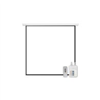 Pantalla electrica videoproyector phoenix pared y techo 135p 2.4mx2.4m posicion ajustable carcasa blanca tela super resistente p