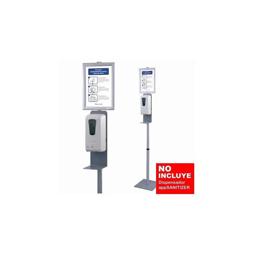 Approx appstsanitizer01 soporte para dispensador appsanitizer covid