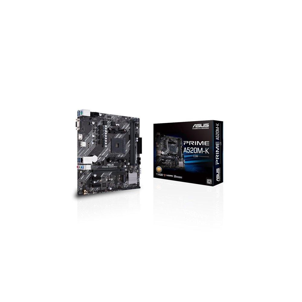 Asus am4 prime a520m-k placa base amd am4 2 dimm drm4 90mb1500-m0eay0