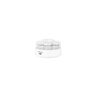 yogurtera orbegozo yu 2350 15w capacidad para 7 yogures tapa transparente interruptor encendido apagado blanco 17621