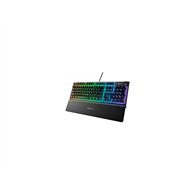Teclado steelseries apex 3 retroiluminado espaã±ol qwerty negro 64798