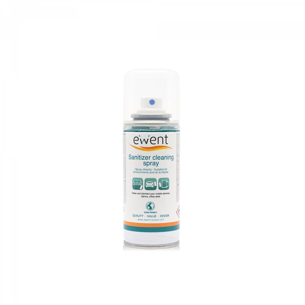 Ewent spray desinfectante para superficies universal limpieza de equipos ew5675