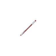 Boligrafo tina en gel pilot diametro bola 0.5mm cuerpo transparente rojo ng1r