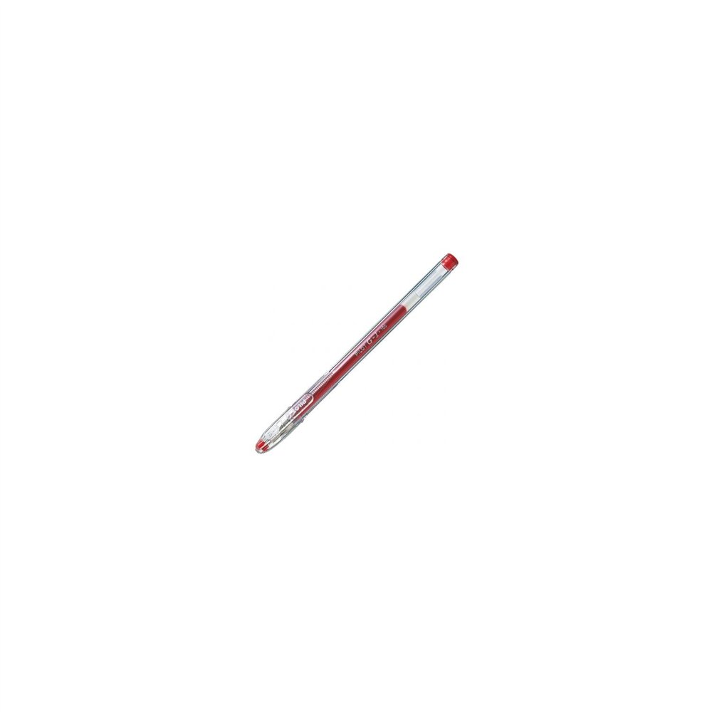 Boligrafo tina en gel pilot diametro bola 0.5mm cuerpo transparente rojo ng1r