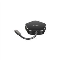 D-link base para portatil y replicador de puertos alambrico thunderbolt 3 negro plata dub-m420