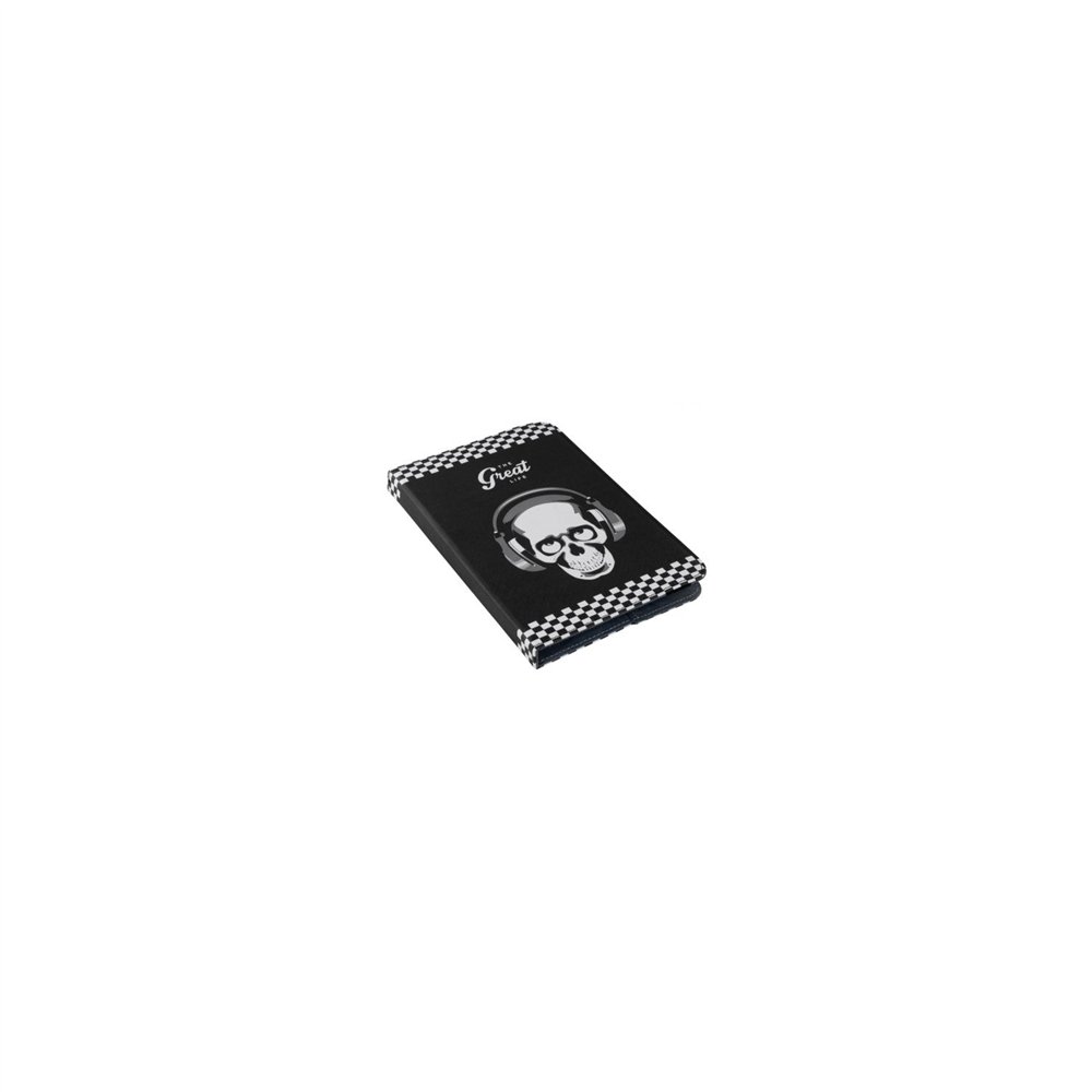 Funda tablet evitta universal stand 2p urban trendy skull 10.1p 2 posiciones negro evus2pp038
