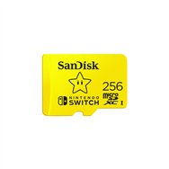 Memoria microsdxc sandisk 256gb amarillo sdsqxao-256g-gnczn